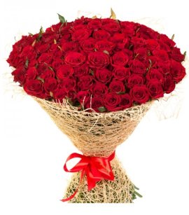 101 Роза Red Naomi #1 (дизайн)