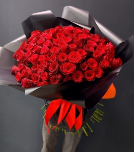 101 красная роза Родос (дизайн)
