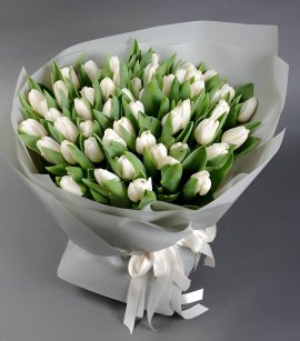 51 White Tulips (design)